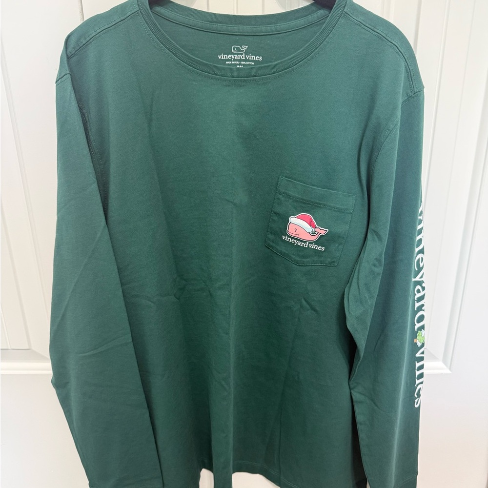 Vineyard Vines Green Long Sleeve Tee